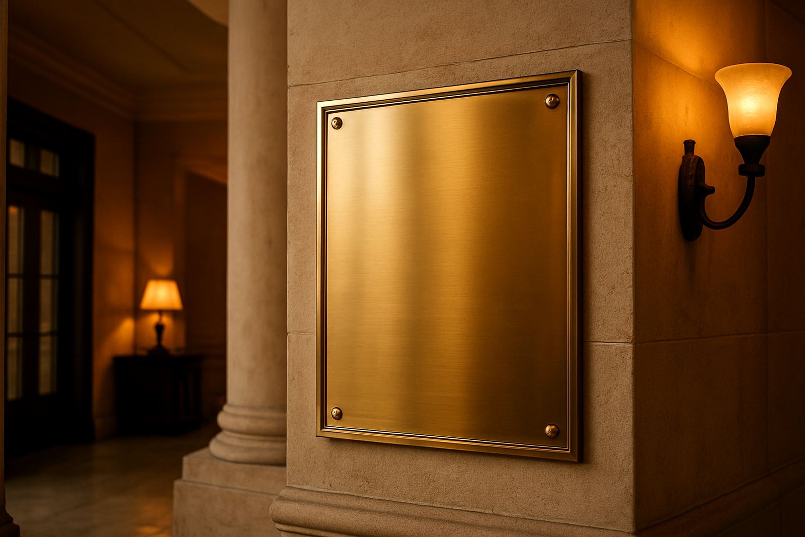 Brass Signage Uses